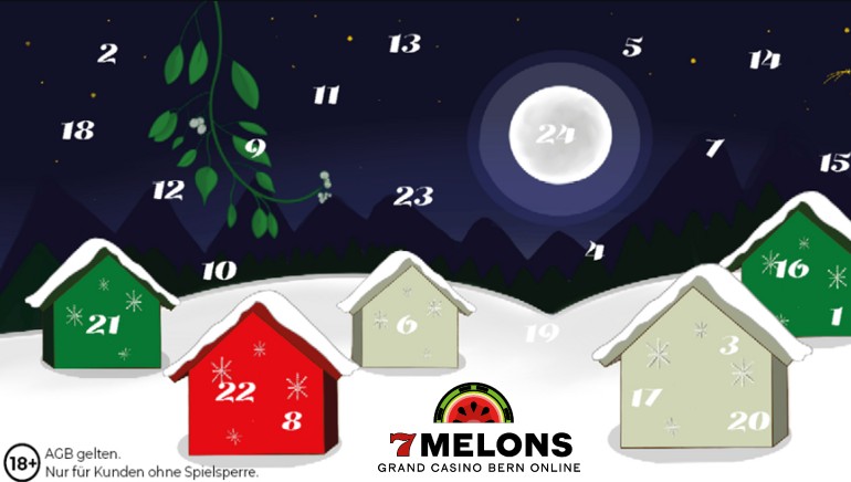 Der 7melons Adventskalender – sammeln Sie viele Geschenke