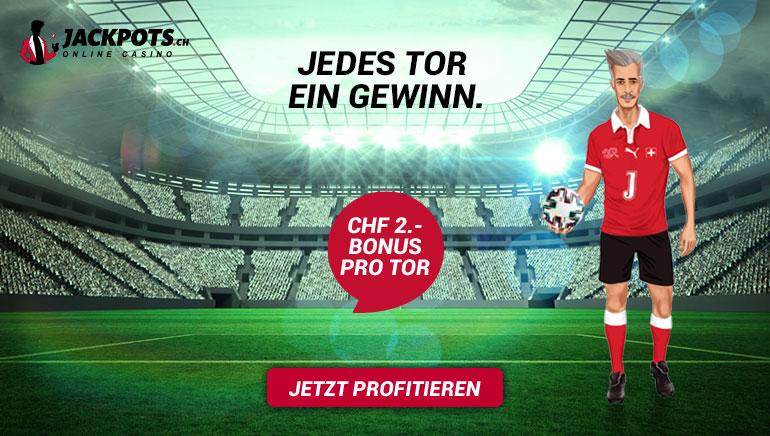 Feiern Sie die Europa-Meisterschaft 2021 mit Jackpots.ch