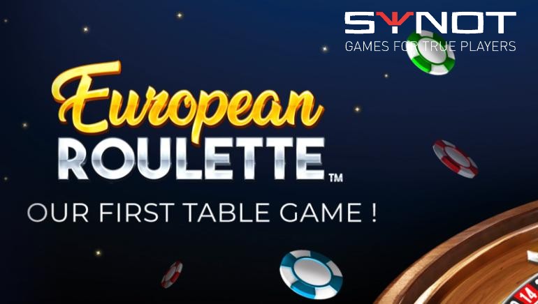 SYNOT Games präsentiert europäisches Roulette, sein erstes Tischspielangebot